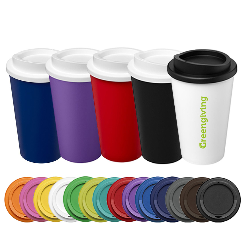 Beker van gerecycled plastic
